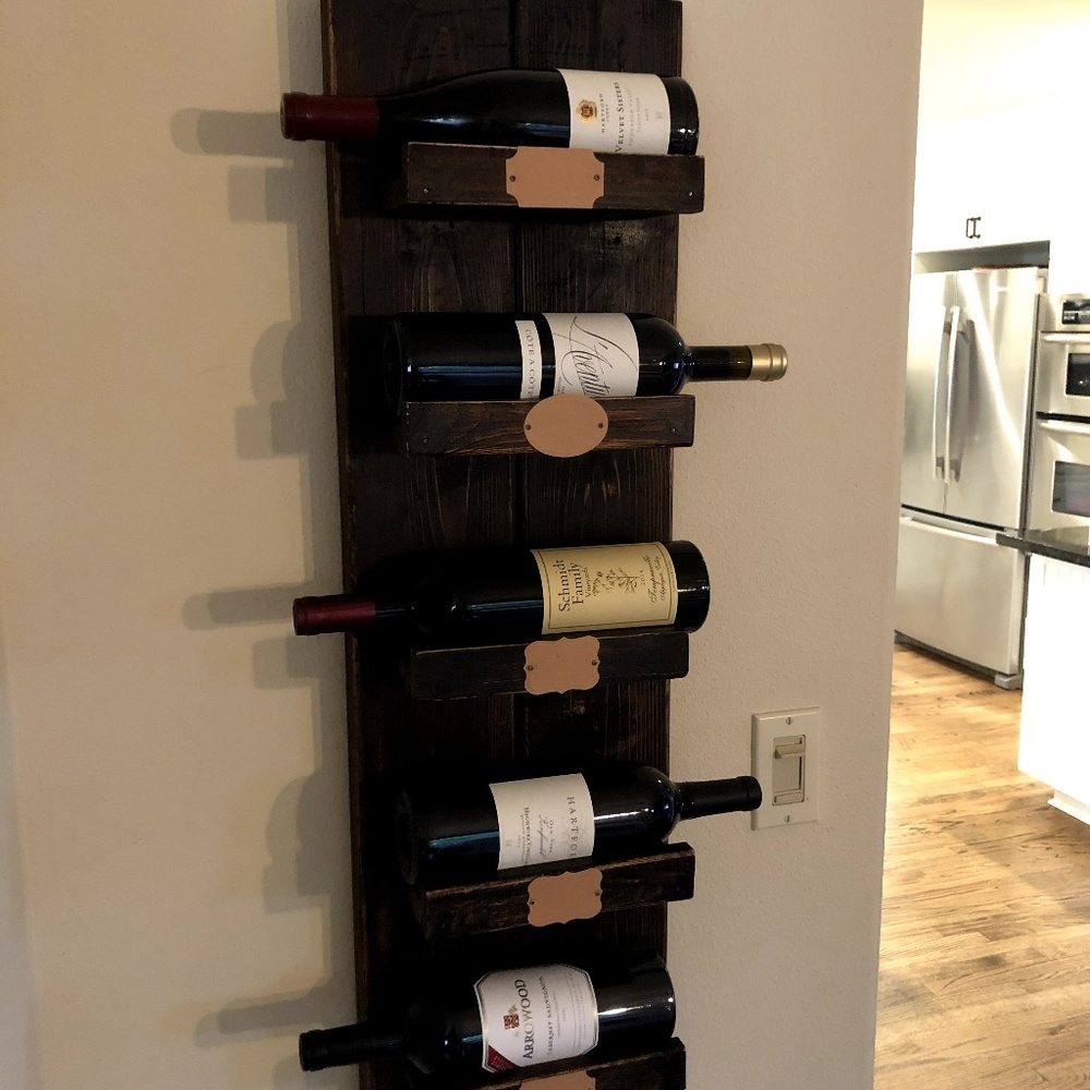 Wood Wine Rack - Picture 3 of 4